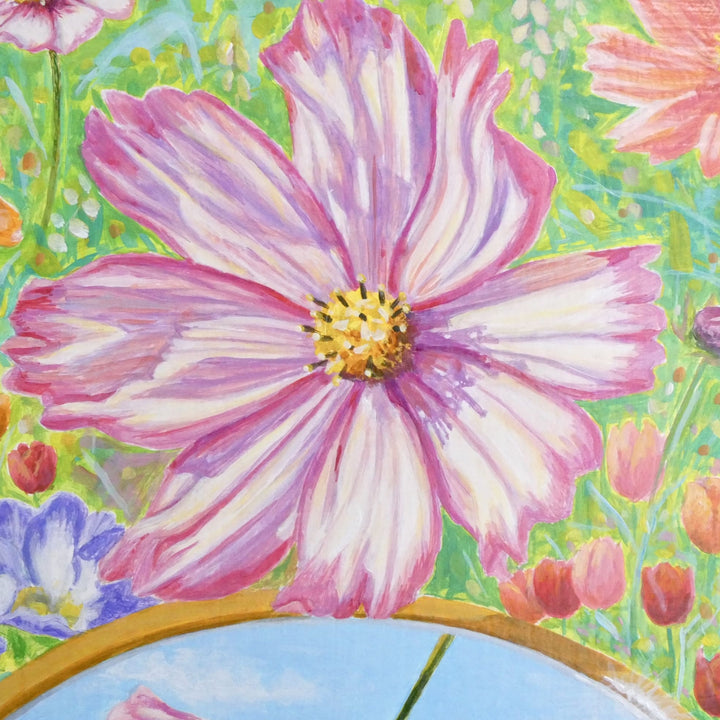 花と鏡(オアシス)